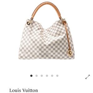 Authentic Louis Vuitton Damier Azur Artsy MM Bag